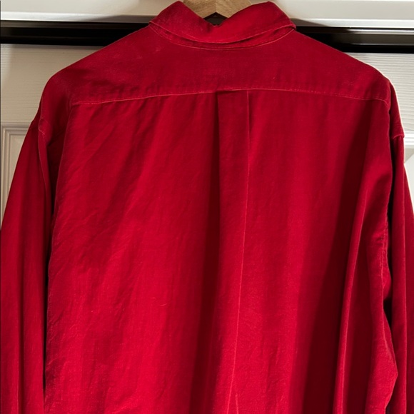 Polo Ralph Lauren Men's Blake Corduroy Bold Red Button-Down Shirt Size Large - Picture 8 of 12